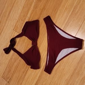Cupshe 2 piece swimsuit large